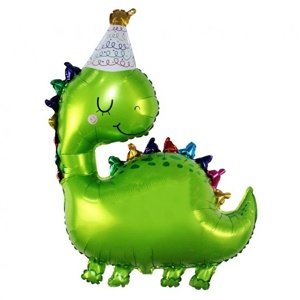 Fóliový balón Dinosaurus s čiapkou 66x80 cm