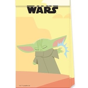 Papierové vrecká Star Wars Mandalorian 4 ks