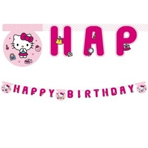 Banner Hello Kitty Všetko najlepšie k narodeninám 2 m