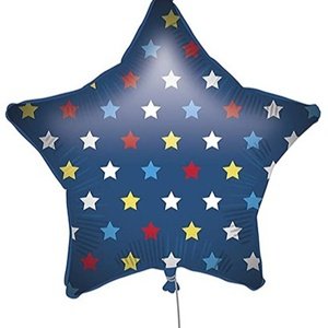 Fóliový balón s hviezdami 46 cm