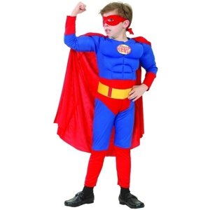Kostým superhrdinu so svalmi veľkosť 110/120