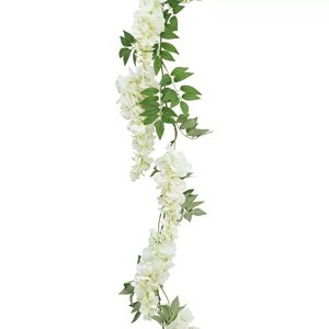 Girlanda biela glycini 180cm