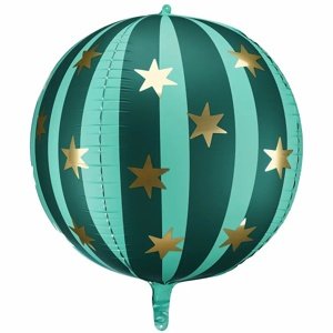 Fóliový balón Star Ball, 75 cm, zelený