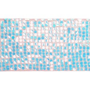 Dúhová šerpa na stôl so stupnicami 30x213 cm