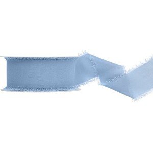 Modrá šifónová stuha 4cm/10m