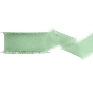 Šifónová šalviová stuha 4cm/10m