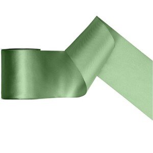 Šalviová saténová stuha 10cm/25m