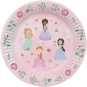 Papierové taniere Princezné 23 cm 8 ks