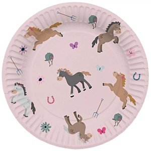 Papierové taniere Horses 23 cm 8 ks