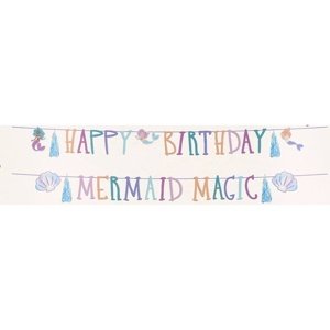 Banner Bday Mermaid 1,5m