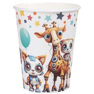Papierové poháre Happy animals 270 ml 10 ks