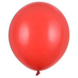 Latexové balóniky pastelovo červené 43 cm 25 ks