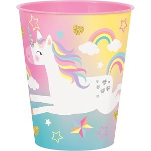 Plastové poháre Unicorns 295 ml 4 ks