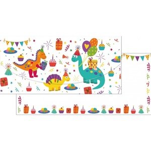 Darčeková obálka Party dinosaury