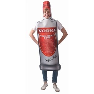 Kostým fľaše vodky veľkosť 52