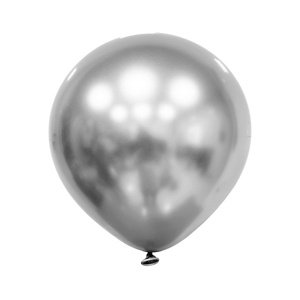 Latexové balóniky chrómové strieborné 13 cm 100 ks