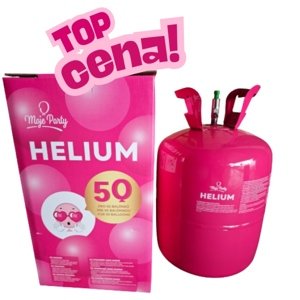 Hélium pre 50 balónov MojeParty