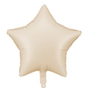 Fóliový balón Star beige 48 cm