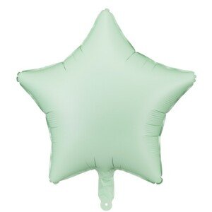 Fóliový balón Star light green 48 cm