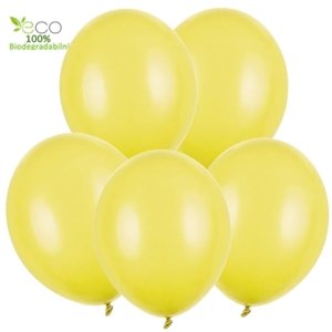 Balóniky medovo žlté 5 ks 30 cm