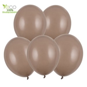 Latexové balóny pastelové capuccino 5 ks 30 cm