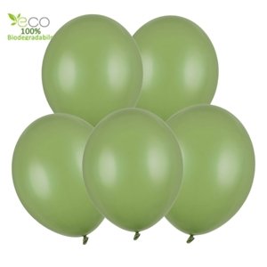Olivovo zelené balóniky 5ks 30 cm