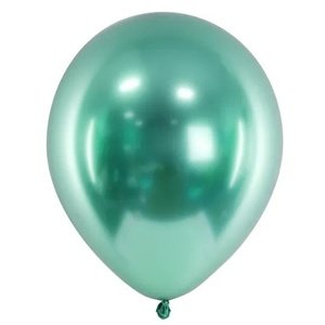 Latexový balón Lesklý zelený 30cm 1ks