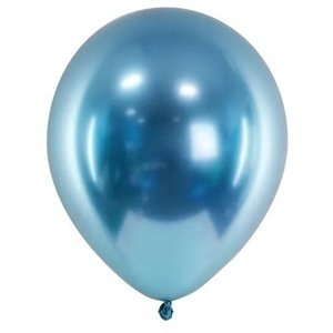 Latexový balón Lesklý modrý 30cm 1ks