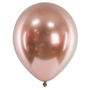 Latexový balón Lesklý ružový zlatý 30cm 1ks