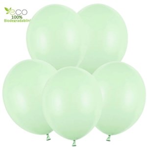 Balóniky pistáciové 5 ks 30 cm