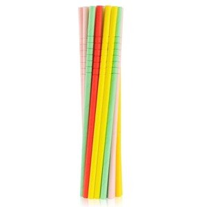 Papierové slamky multi 250 ks