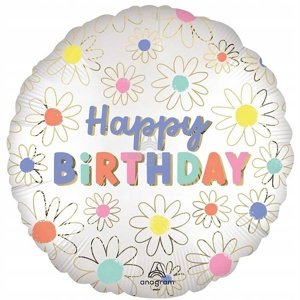 Fóliový balón HB kvety 46 cm