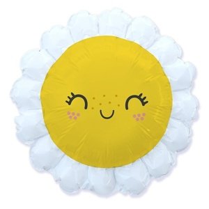 Fóliový balón Daisy s úsmevom 61 cm