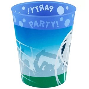 Opakovane použiteľný plastový pohár Football 250 ml 1 ks