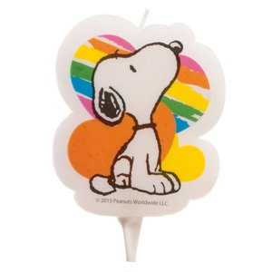 Tortová sviečka Snoopy 7,5 cm