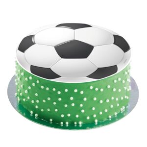 Jedlý papier na tortu Futbal 20 cm