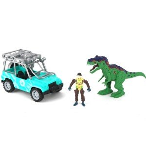 Súprava dinosaurov s autom