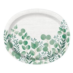 Botanicl - Záhradné párty oválne kvetináče 30 cm 8 ks