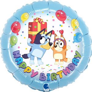 Fóliový balón okrúhly Bluey 46 cm