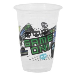 Plastové poháre Gamer party 473 ml 8 ks