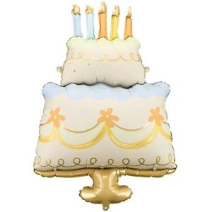 Fóliový balón Torta 62x104 cm