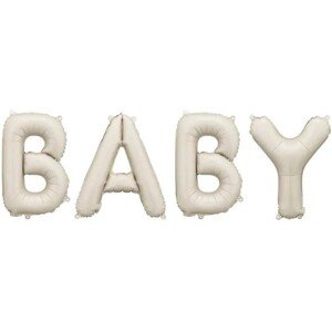Balónové znamenie Baby béžová