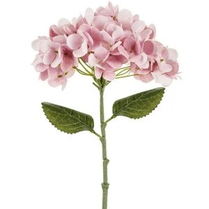 Umelý kvet - Hortenzia, 35 cm, svetloružová