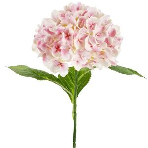 Umelý kvet - Hortenzia Premium, 69 cm, svetloružová