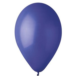 Latexový balónik pastelový tmavomodrý 30cm 1ks