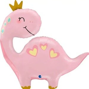 Fóliový balón Dinosaurus ružový 71 cm