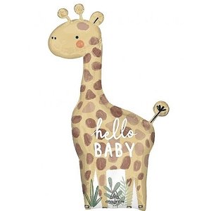 Hello Baby žirafa fóliový balón 102cm