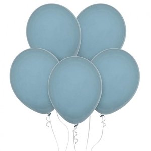 Latexové balóny pastelová modrá búrka 28cm 100ks