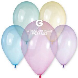 Latexové balóny crystal mix 30cm 100ks