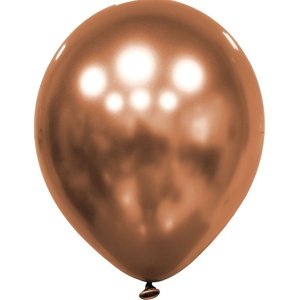 Latexové balóniky lesklé ružové zlato 28cm 100ks